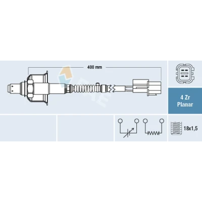 Imagem de FAE 77706 Sonda lambda