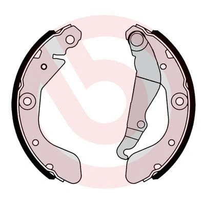 Imagem de BREMBO S 10 519 Maxilas de travão 200 36 com alavanca do mão