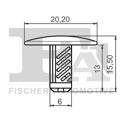 Imagem de FA1 33 10014.25 Grampo, friso preto ALFA ROMEO: 156 Sedan, FIAT: Punto III Hatchback, Grande Hatchback