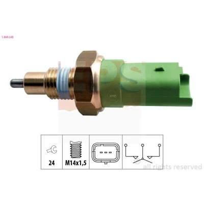 Imagem de EPS 1.860.245 Interruptor, luz de marcha atrás Made in Italy OE Equivalent RENAULT: MEGANE 2 Kombi, LAGUNA Grandtour,