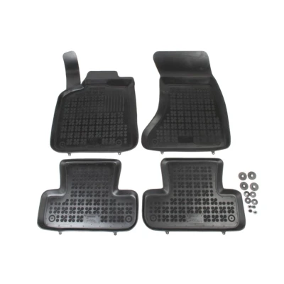 Imagem de REZAW PLAST 200306 Conjunto de tapete chão Borracha à frente e atrás 4 preto medida AUDI: Q5
