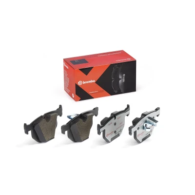 Imagem de BREMBO P 06 056X Jogo de pastilhas para travão disco preparado indicador aviso desgaste com grampo do êmbolo sem acessórios BMW: X5, X6