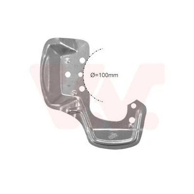 Imagem de VAN WEZEL 3778372 Defletor do Discos de Travão com suporte Eixo dianteiro, lado direito OPEL: Corsa B Hatchback