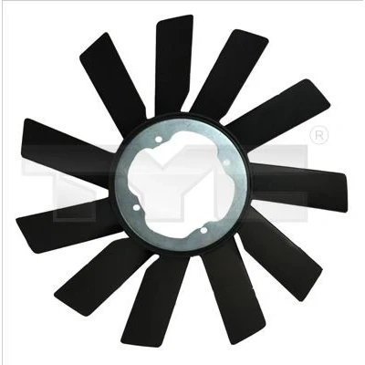 Imagem de TYC 803 0015 2 Ventoinha do ventilador, refrigeração motor BMW: 5 Sedan, 3 Cabrio, Sedan