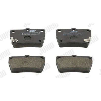 Imagem de JURID 572488J Jogo de pastilhas para travão disco com avisador sonoro desgaste sem acessórios TOYOTA: RAV4 II SUV, I SUV