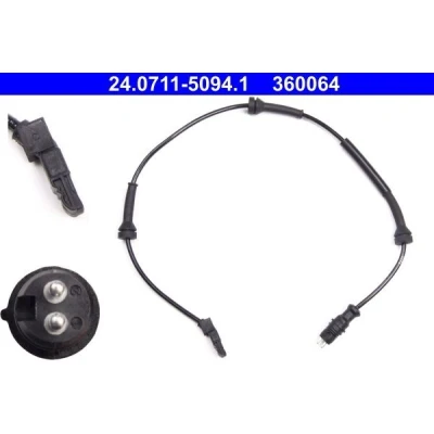 Imagem de ATE 24.0711 5094.1 Sensor de ABS 557 RENAULT: LAGUNA 2, 2 Grandtour