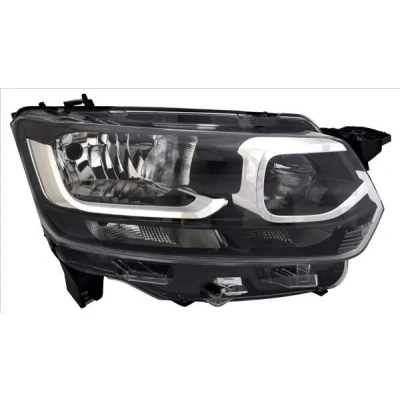 Imagem de TYC 20 17842 05 2 Farol Principal esquerda H7/H1, W21/5W com luz de circulação diurna motor elétrico CITROËN: Berlingo Van