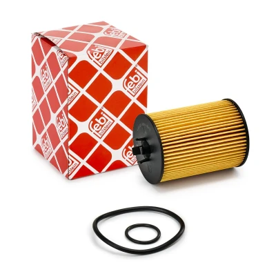 Imagem de FEBI BILSTEIN 109120 Filtro de óleo com retentor Cartucho filtrante MERCEDES BENZ: Classe A, B