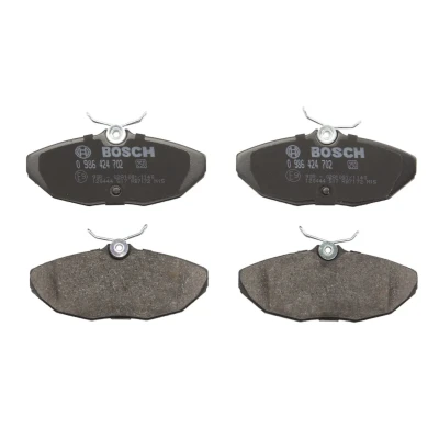 Imagem de BOSCH 0 986 424 702 Jogo de pastilhas para travão disco Baixo teor metálico com chapa anti ruído mola JAGUAR: S Type