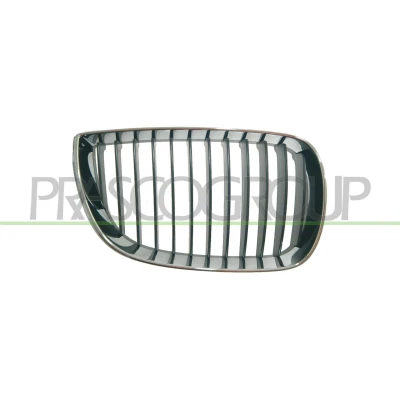 Imagem de PRASCO BM1202003 Grelha de Radiador à frente, lado direito crómio/negro BMW: 1 Hatchback