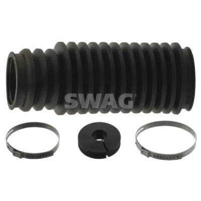 Imagem de SWAG 20 94 5921 Jogo de foles, direcção Borracha Eixo dianteiro, lado esquerdo, direito com braçadeiras BMW: 3 Sedan, Touring