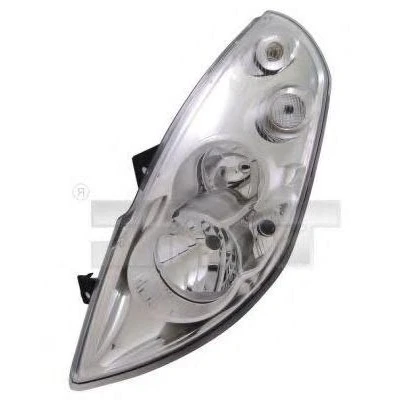 Imagem de TYC 20 12338 25 2 Farol Principal esquerda H7, H1 com luz de berma para circulação pela direita sem motor elétrico RENAULT: MASTER 3 Kasten