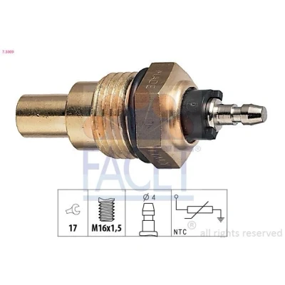 Imagem de FACET 7.3009 Sensor da Temperatura do Líquido de Refrigeração Made in Italy OE Equivalent SUZUKI: Grand Vitara 1 SUV, I SUV