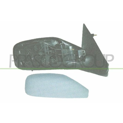 Imagem de Espelho retrovisor Prasco RN0847314 esquerda elétrico aquecível, ajustável pelo interior, com sensor de temeperatura, dobrável electricamente