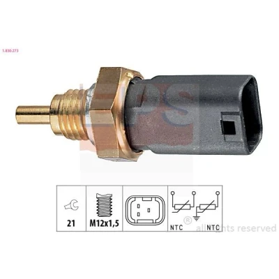 Imagem de EPS 1.830.273 Sensor da Temperatura do Líquido de Refrigeração Made in Italy OE Equivalent FIAT: Palio I Weekend, Strada Pick up