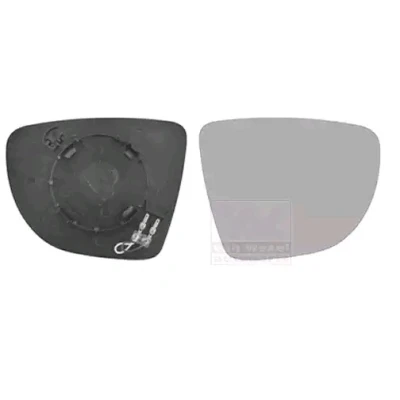 Imagem de VAN WEZEL 4373838 Vidro Espelho à direita RENAULT: Clio 4, Captur, Zoe, NISSAN: MICRA 5