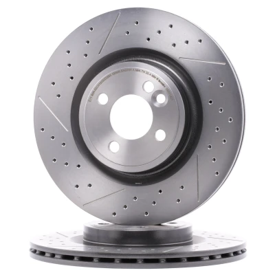Imagem de BREMBO COATED DISC LINE 09.B754.21 Disco de travão 316 22 4 interior ventilado, ranhurado/perfurado revestido alto carbono MINI: Hatchback, Clubman