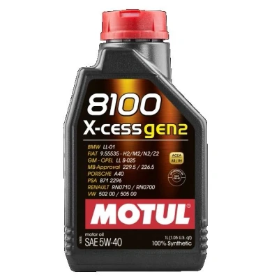 Imagem de Motul 8100 X CESS GEN2 5W 40 1l Óleo do motor 109774 ROVER: 75, BMW: 5 Sedan, TOYOTA: Avensis II Station Wagon