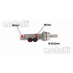 Imagem de METELLI 05 1116 Bomba Central Dos Travões 22,20mm Alumínio VOLKSWAGEN: Golf 6, SEAT: Altea, Altea XL