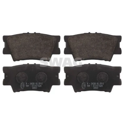 Imagem de SWAG 81 91 6651 Jogo de pastilhas para travão disco Eixo traseiro excl. contacto aviso desgaste TOYOTA: RAV4 IV SUV, III SUV