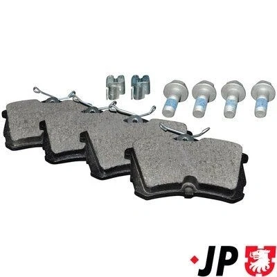 Imagem de JP GROUP 3463700210 Jogo de pastilhas para travão disco Eixo traseiro com avisador sonoro desgaste HONDA: Accord 7 Limousine, Tourer