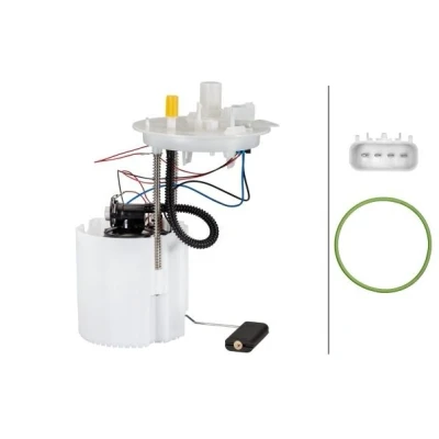 Imagem de HELLA 8TF 358 146 911 Unidade de alimentação combustível com junta, sensor nível elétrico