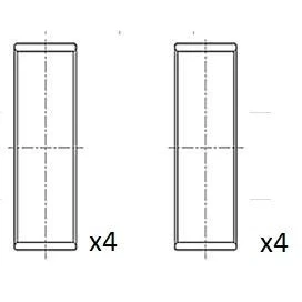 Imagem de FAI AutoParts BB2026 STD Capas de Biela PEUGEOT: 207 Hatchback, 208 I CITROËN: C4 Grand Picasso, Berlingo II Van, MINI: Hatchback