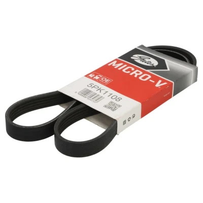 Imagem de GATES 5PK1108 Correia trapezoidal estriada 1108 5 Poliéster, EPDM (borracha de etileno propileno dieno) MINI: Hatchback, Clubman, Countryman