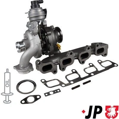 Imagem de JP GROUP 1117404100 Turbocompressor accionado pelos gases de escape incl. Kit juntas VOLKSWAGEN: Crafter 30 50 Van