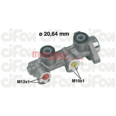 Imagem de METZGER 202 190 Bomba Central Dos Travões 20,6mm CIFAM OPEL: Corsa B Hatchback, Astra F Sedan, Vectra A CC