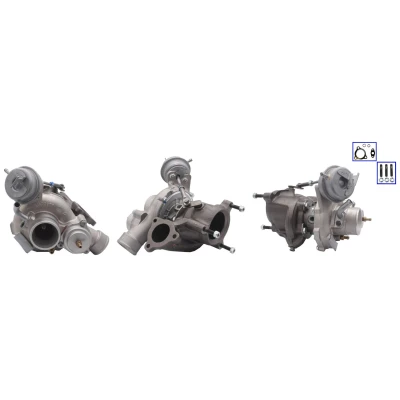 Imagem de ELSTOCK 91 1680 Turbocompressor accionado pelos gases de escape, atuador controlo pneumático com juntas