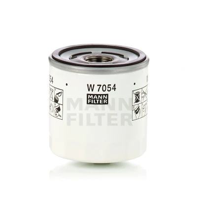 Imagem de MANN FILTER W 7054 Filtro de óleo M 22 X 1.5 6H com uma válvula retenção aparafusado FORD: Focus Mk4 Turnier, Mondeo 5 Kombi