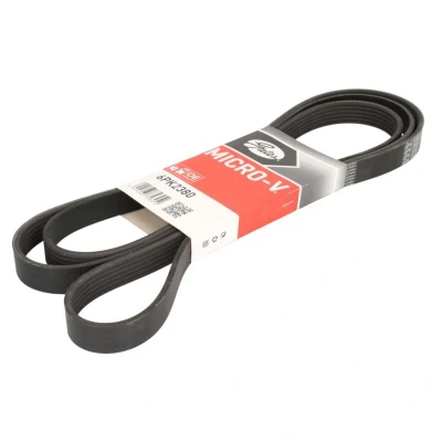 Imagem de GATES Micro V 6PK2380 Correia trapezoidal estriada 2380 6 Poliéster, EPDM (borracha de etileno propileno dieno) MERCEDES BENZ: Classe C Sedan