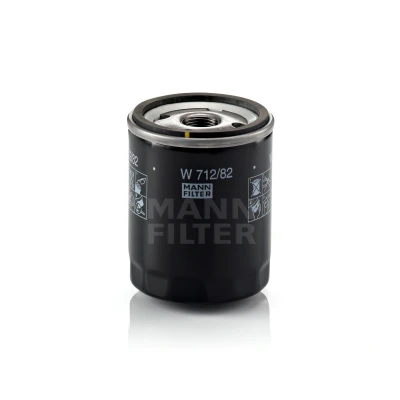 Imagem de MANN FILTER W 712/82 Filtro de óleo M 20 X 1.5 com uma válvula retenção aparafusado FORD: MONDEO 4 Turnier, Focus 2, 2 Kombi