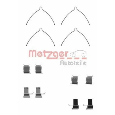 Imagem de METZGER 109 1261 Kit de acessórios, pastilhas travão TOYOTA: Previa / Estima I