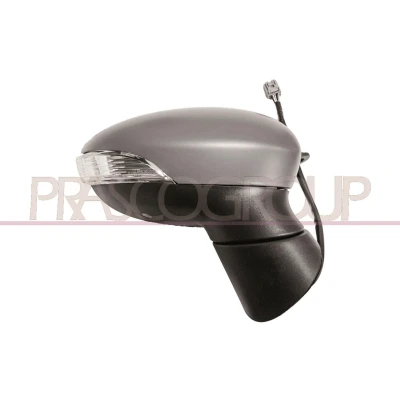 Imagem de Espelho retrovisor Prasco FD3467353P à direita com subcapa elétrico aquecível, dobrável electricamente, iluminação circundante, sem cor, não esfér