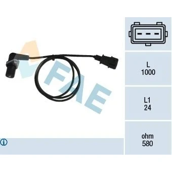 Imagem de FAE 79045 Gerador de Impulsos 3pólos Sensor inductivo OPEL: Frontera B SUV