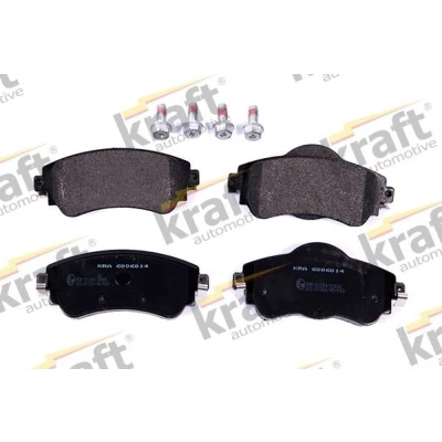 Imagem de KRAFT 6006014 Jogo de pastilhas para travão disco Eixo dianteiro CITROËN: C4 II Hatchback