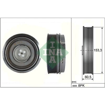 Imagem de INA 544 0505 10 Polia da Cambota 153 BMW: 2 Active Tourer