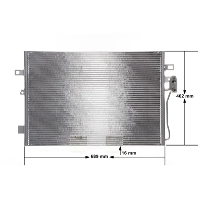 Imagem de MAHLE ORIGINAL AC 46 000S Condensador sem secador 647, 650mm