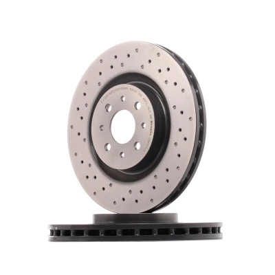 Imagem de BREMBO 09.8004.4X Disco de travão 305 28 4 perfurado/ventilado revestido alto carbono com parafusos ALFA ROMEO: MiTo