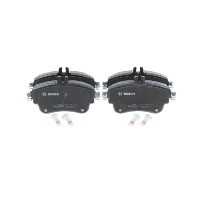 Imagem de BOSCH 0 986 494 663 Jogo de pastilhas para travão disco Baixo teor metálico com instruções montagem, chapa anti ruído, parafusos