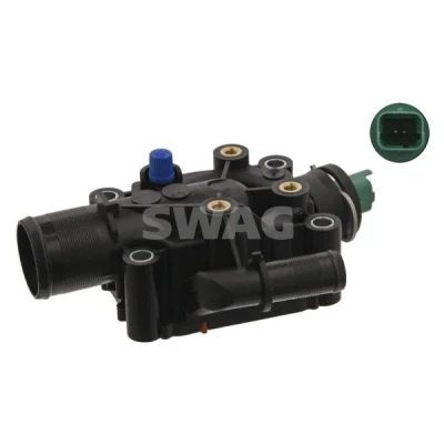Imagem de SWAG 62 93 4977 Caixa do termóstato com interruptor de temperatura PEUGEOT: 207 Hatchback, 206 307 SW, CITROËN: C3 Pluriel