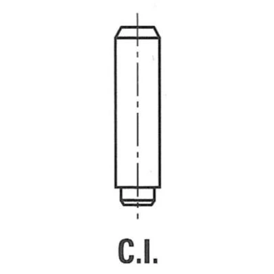 Imagem de FRECCIA G3160 Guia da válvula 7mm Fundição cinzenta CITROËN: C3 I Hatchback, PEUGEOT: 106 206 Hatchback