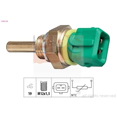 Imagem de EPS 1.830.148 Sensor da Temperatura do Líquido de Refrigeração Made in Italy OE Equivalent Azul verde CITROËN: Saxo Hatchback, Xsara Carrinha