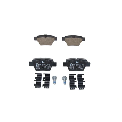 Imagem de ATE Ceramic 13.0470 3813.2 Jogo de pastilhas para travão disco PEUGEOT: 207 Hatchback, 307 Carrinha, CITROËN: C4 I Hatchback