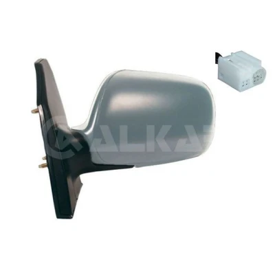 Imagem de Espelho retrovisor Alkar 6129261 esquerda com subcapa elétrico dobrável electricamente, convexo para veículo volante à