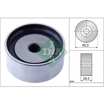 Imagem de INA 532 0504 10 Polia de desvio/de guia, correia dentada OPEL: Astra G CC, H Hatchback, Corsa B Hatchback
