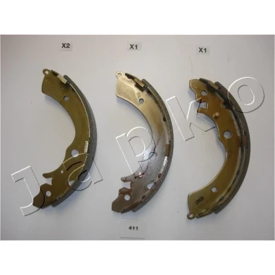 Imagem de JAPKO 55411 Maxilas de Travão Eixo traseiro 220 35 HONDA: CIVIC 7 Hatchback, SUZUKI: Jimny SUV