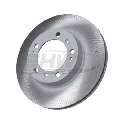 Imagem de SHW Performance PFX39861 Disco de travão Eixo dianteiro 298 24 interior ventilado, liso revestido alto carbono PORSCHE: Boxster